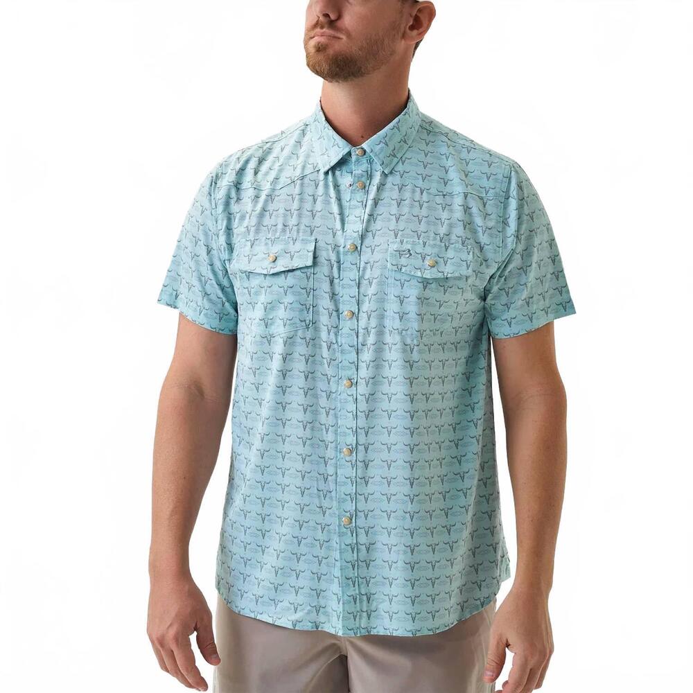 NEW BURLEBO performance western shirt in the rancher